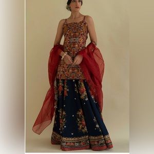 Kalista Multi Coloured Gharara / Sharara Set